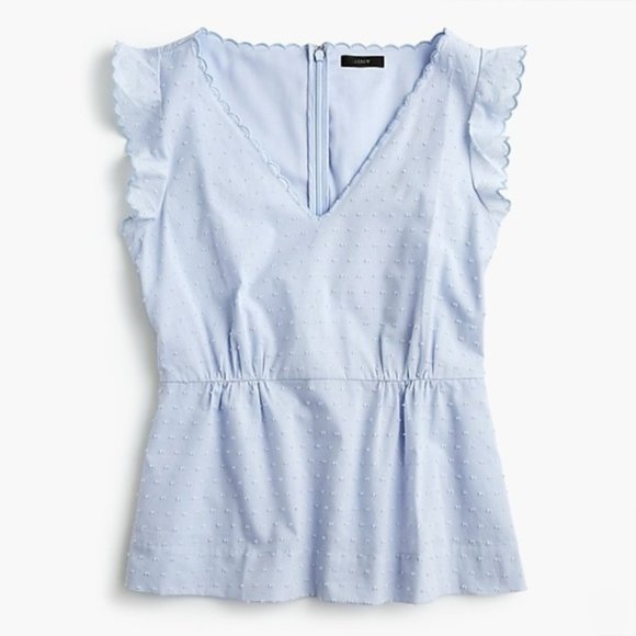 J. Crew Tops - J. Crew V-neck Peplum Blouse